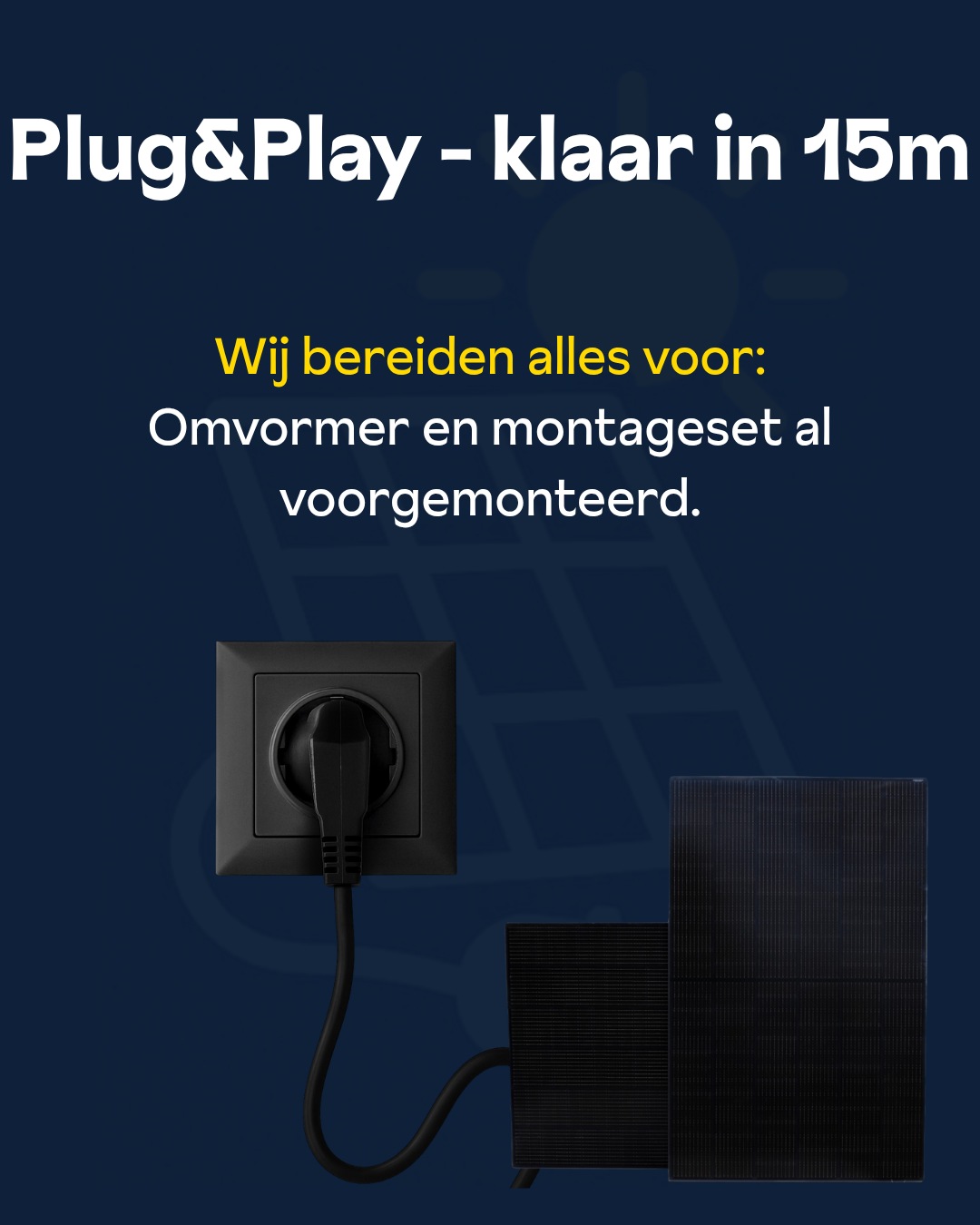 Plug & Play zonnepaneel 800W