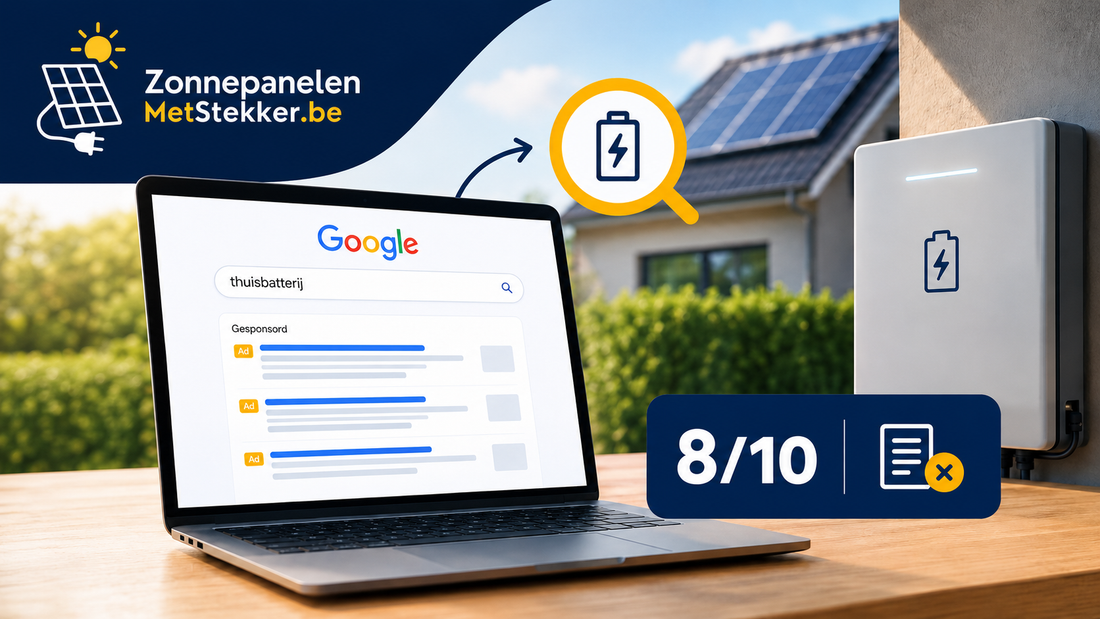 8 van 10 gecontroleerde webshops regelen Belgische Bebat-bijdrage voor thuisbatterijen niet zelf