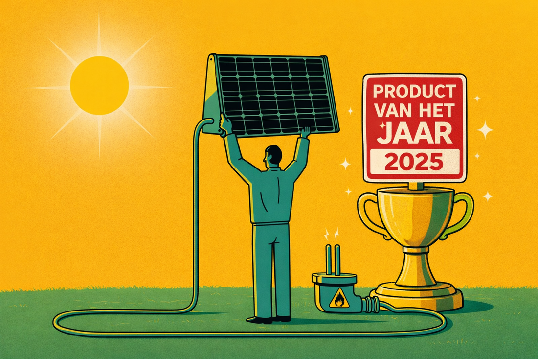 Plug & Play zonnepanelen en thuisbatterijen verkozen tot Product van het Jaar 2025