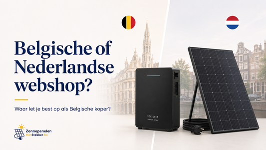 Zonnepanelen of thuisbatterij kopen in Nederland? Wat Belgische kopers moeten weten