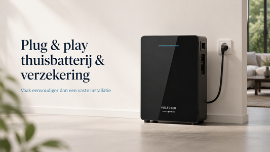 Plug & play thuisbatterij verzekeren: moet je ze melden?