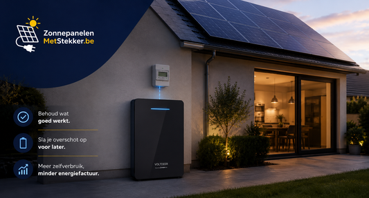 Thuisbatterij bij bestaande zonnepanelen: hoe werkt dat?
