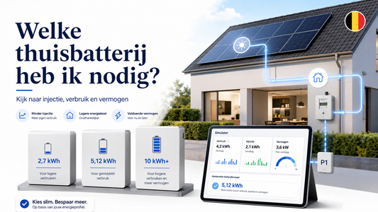 Welke thuisbatterij heb ik nodig? Zo kies je de juiste capaciteit