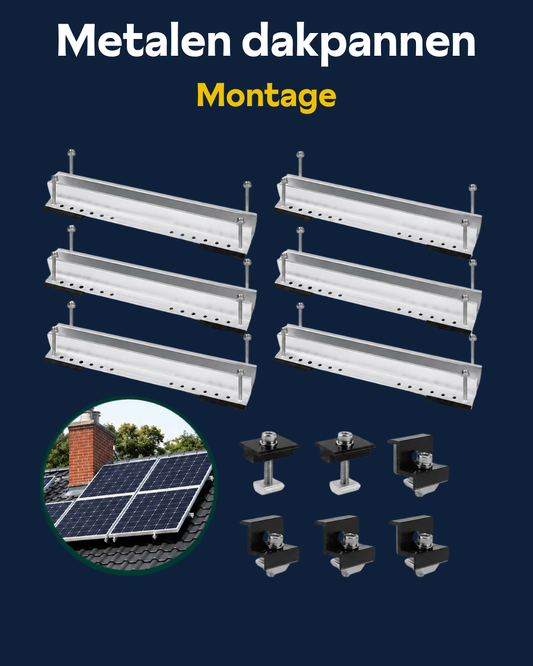 Metalen dakpanelen montage